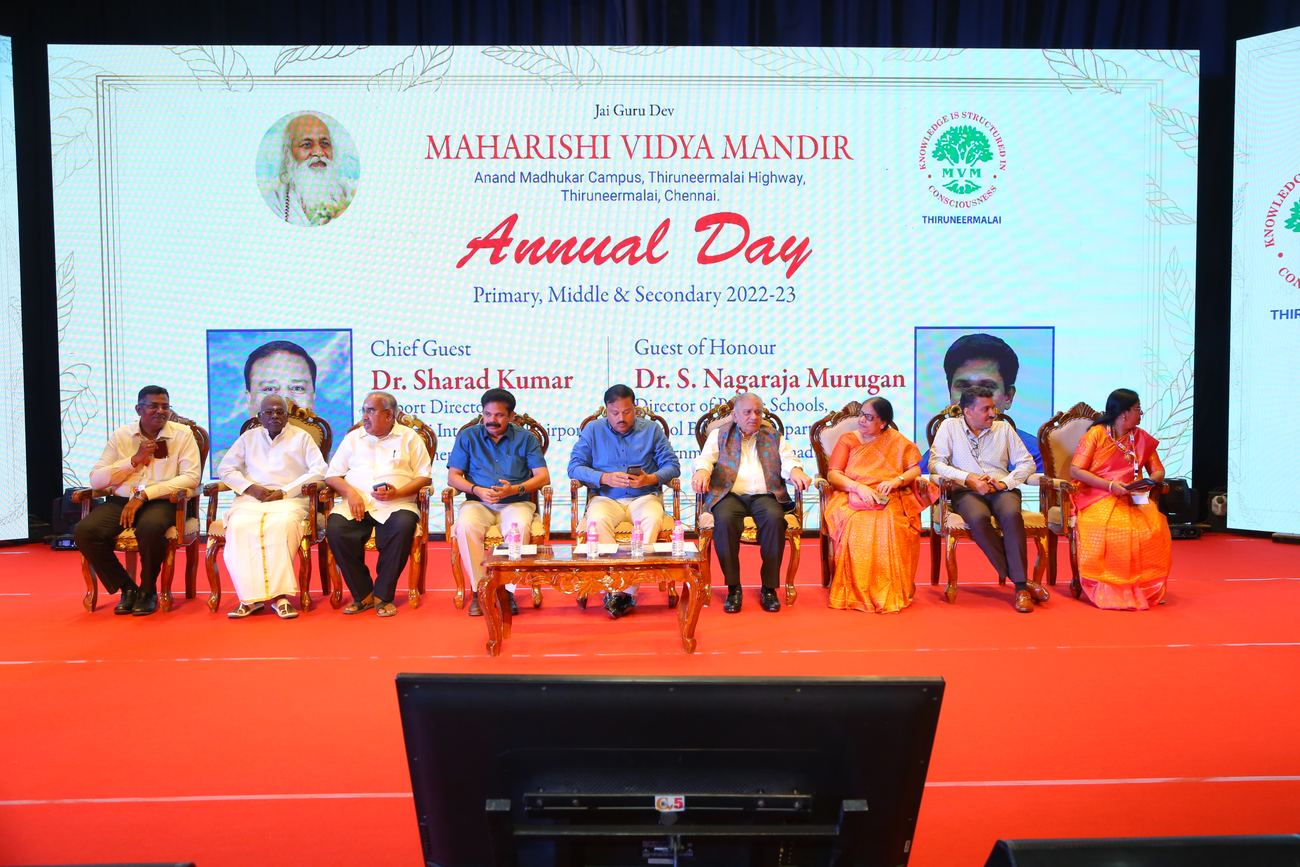 Maharishi Vidya Mandir, Thiruneermalai - Annual Day 2022-23