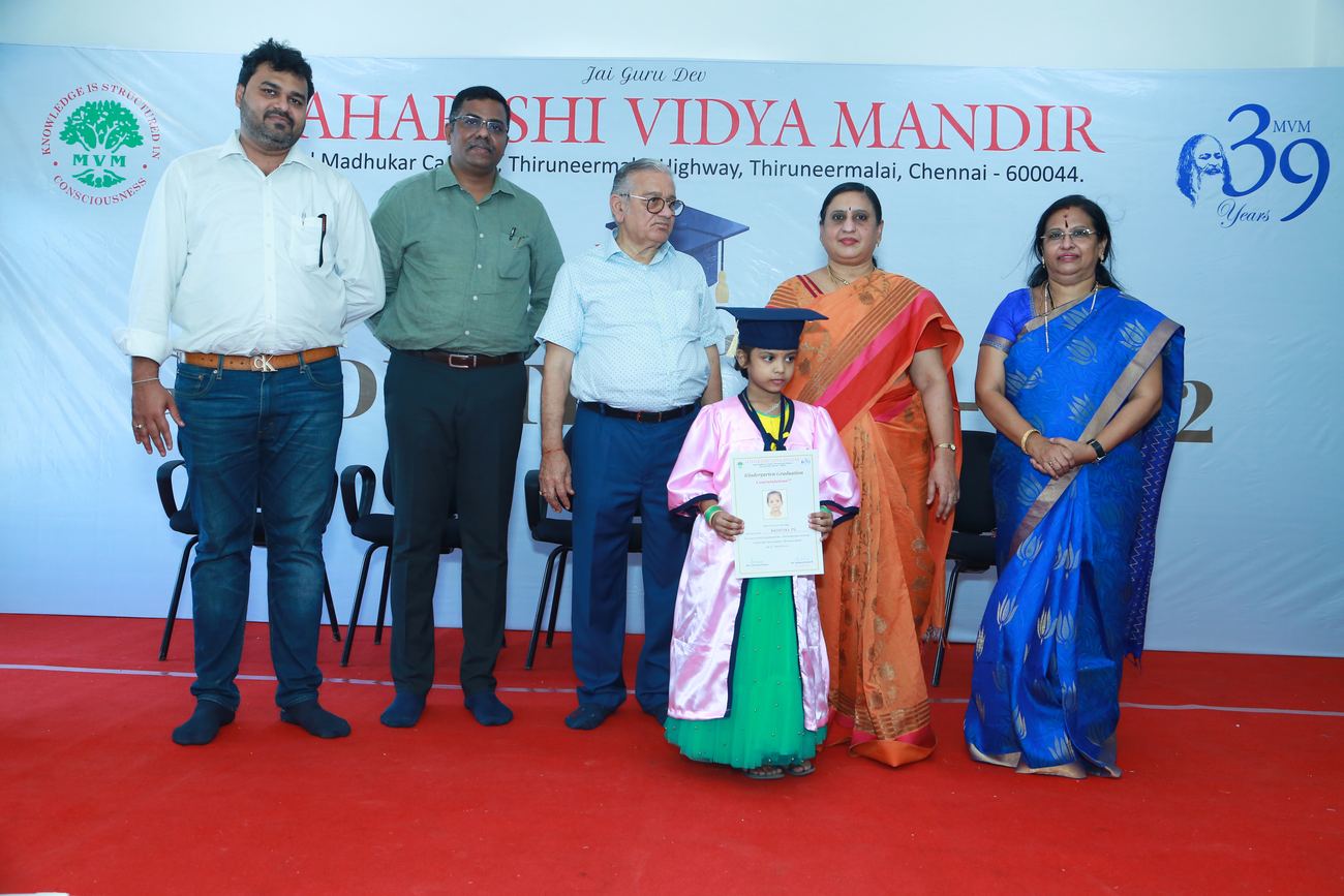 Maharishi Vidya Mandir, Thiruneermalai - Graduation Day 2022-23