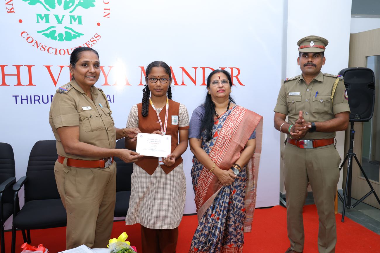 Maharishi Vidya Mandir, Thiruneermalai - Drug Awareness 2023-24