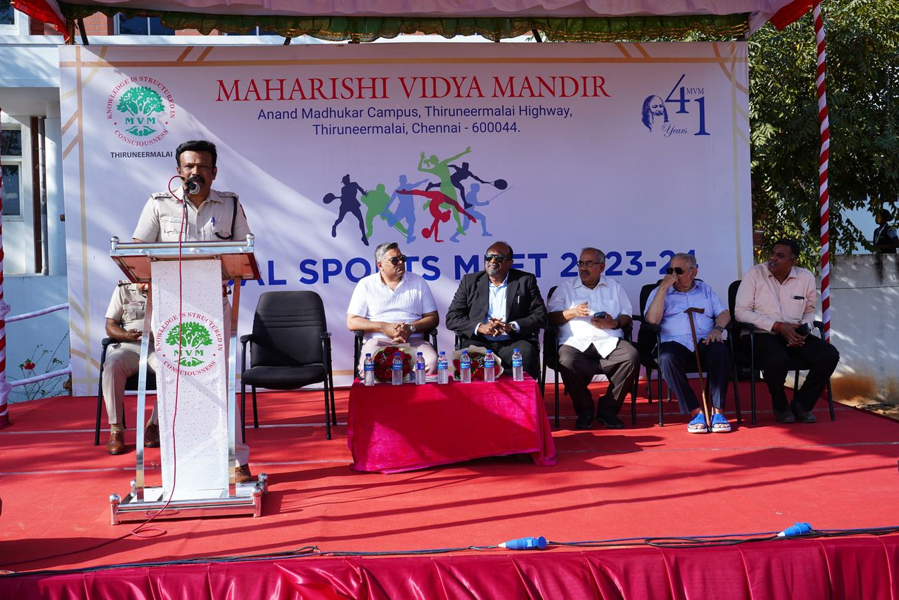 Maharishi Vidya Mandir, Thiruneermalai - Sports Day 2023-24