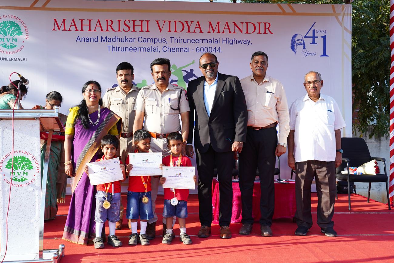 Maharishi Vidya Mandir, Thiruneermalai - Sports Day 2023-24