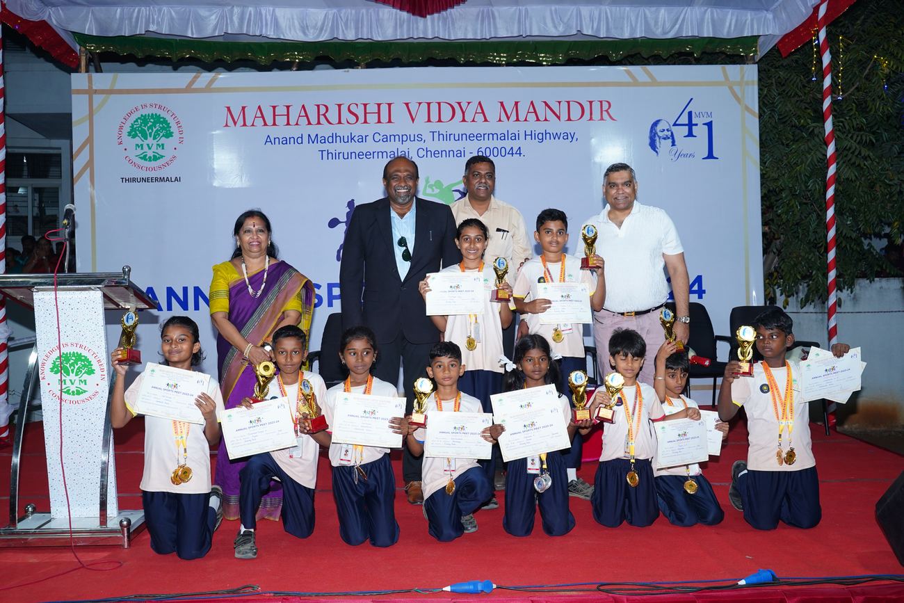Maharishi Vidya Mandir, Thiruneermalai - Sports Day 2023-24