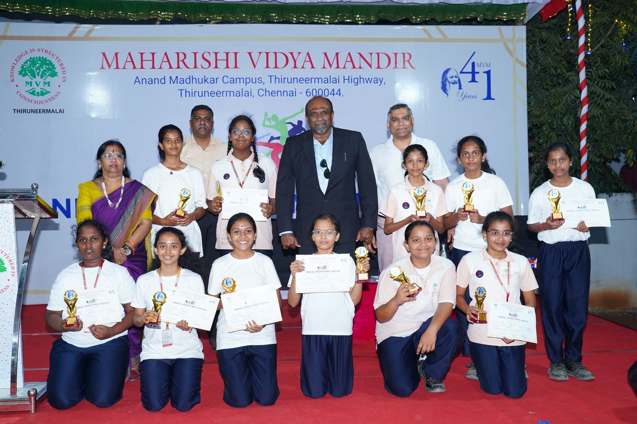 Maharishi Vidya Mandir, Thiruneermalai - Sports Day 2023-24