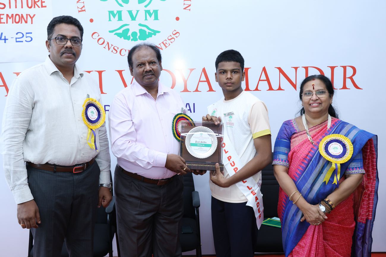 Maharishi Vidya Mandir, Thiruneermalai - Investiture Ceremony 2024-25
