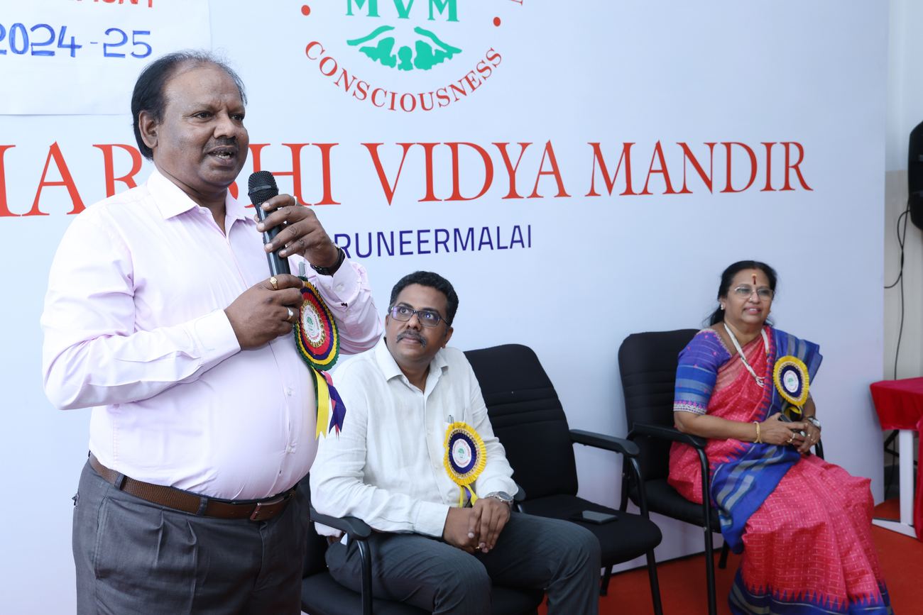 Maharishi Vidya Mandir, Thiruneermalai - Investiture Ceremony 2024-25