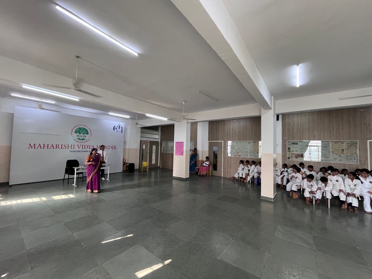 Maharishi Vidya Mandir, Thiruneermalai - Taekwondo Belt Test 2024-25