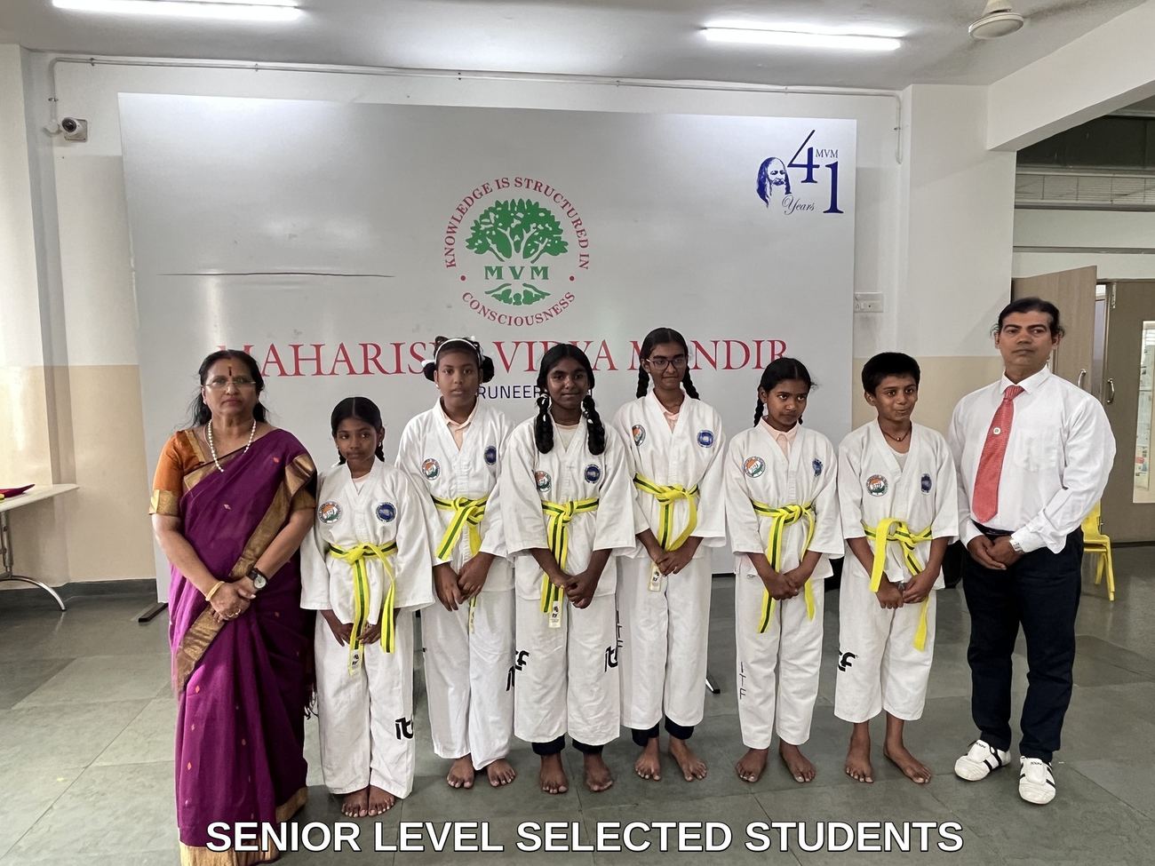 Maharishi Vidya Mandir, Thiruneermalai - Taekwondo Belt Test 2024-25
