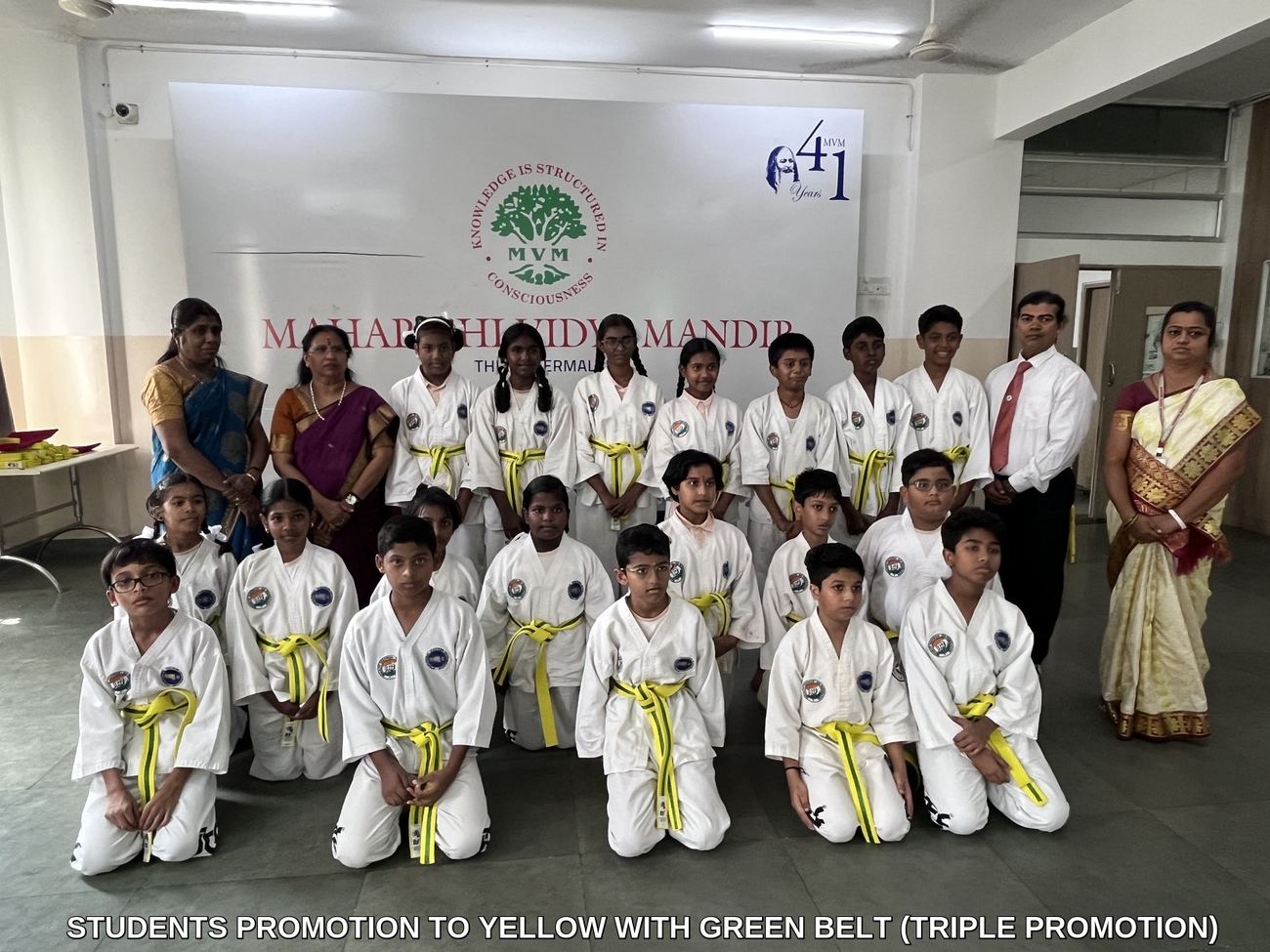 Maharishi Vidya Mandir, Thiruneermalai - Taekwondo Belt Test 2024-25