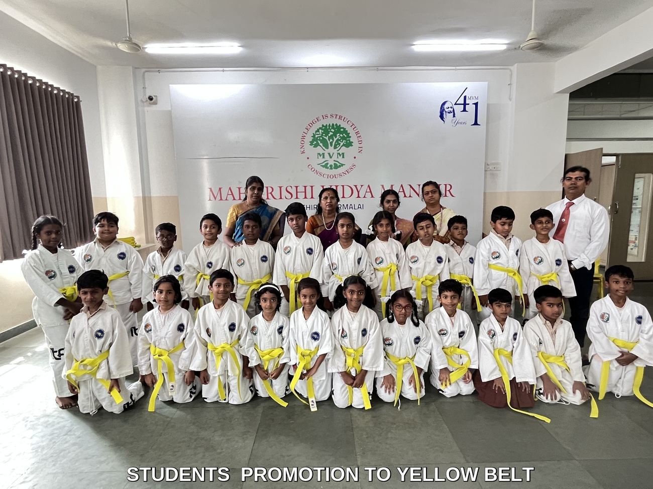 Maharishi Vidya Mandir, Thiruneermalai - Taekwondo Belt Test 2024-25