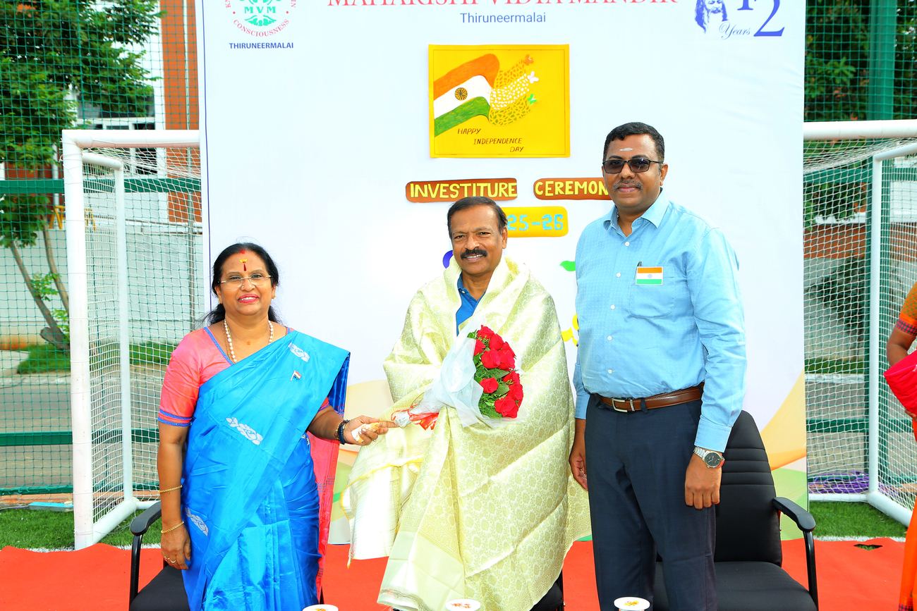 Maharishi Vidya Mandir, Thiruneermalai - Investiture Ceremony & Independence Day 2025-26