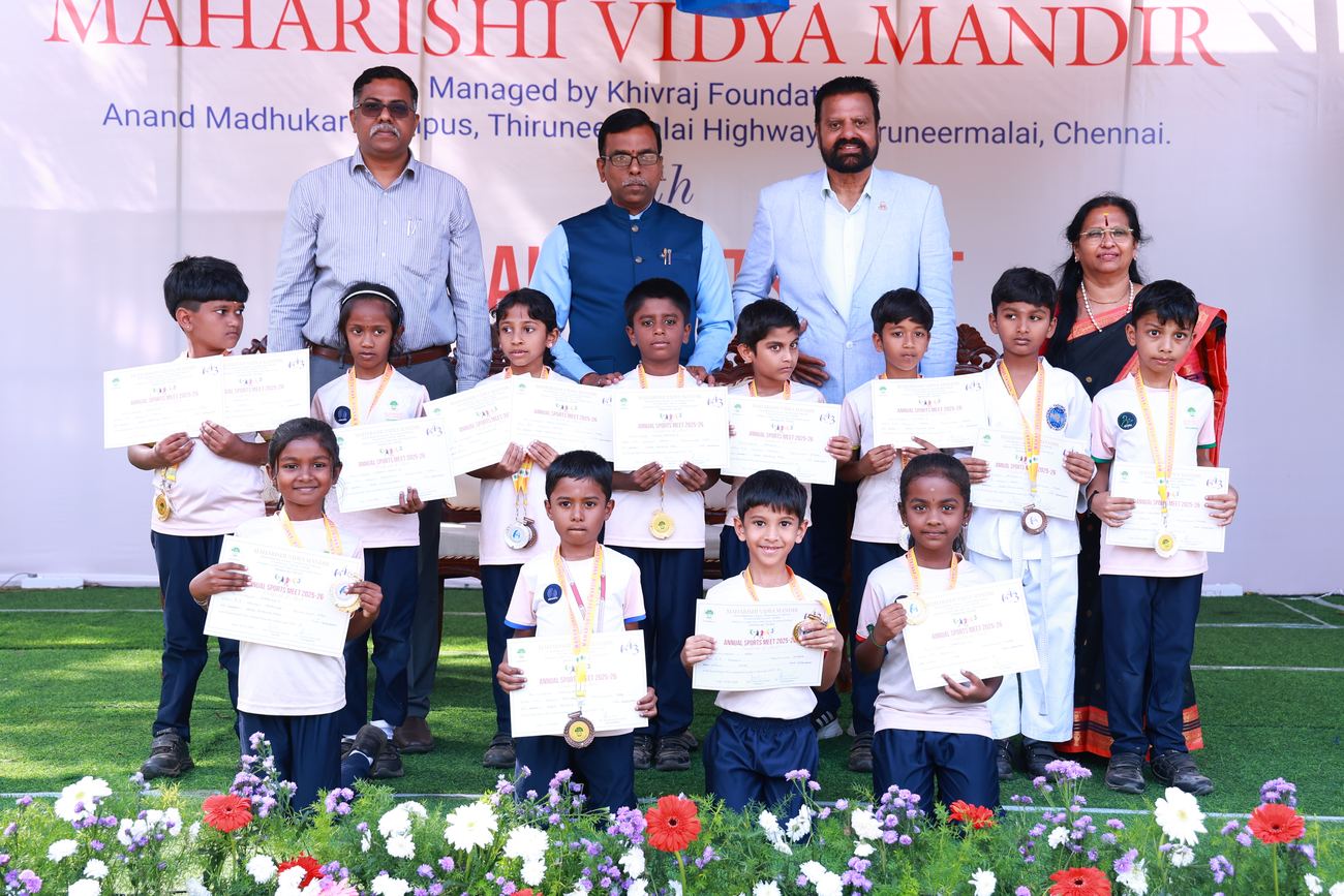 Maharishi Vidya Mandir, Thiruneermalai - Sports Day 2025-26