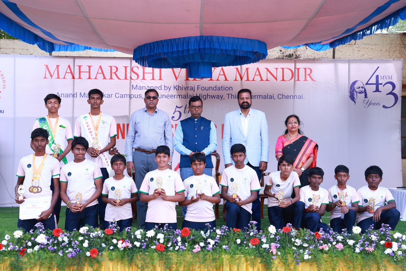 Maharishi Vidya Mandir, Thiruneermalai - Sports Day 2025-26